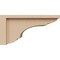 Ekena Millwork 6"W x 12"D x 6"H Wide Bryant Rough Cedar Woodgrain TimberThane Corbel, Primed Tan CORUR06X12X06BRYRCPR - alternate 6